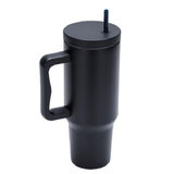 Custom Logo 40oz 304 Stainless Steel Handle Insulated Tumbler with Lids and Straws for Office&School&