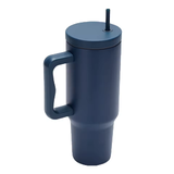 Custom Logo 40oz 304 Stainless Steel Handle Insulated Tumbler with Lids and Straws for Office&School&