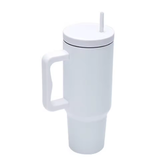 Custom Logo 40oz 304 Stainless Steel Handle Insulated Tumbler with Lids and Straws for Office&School&